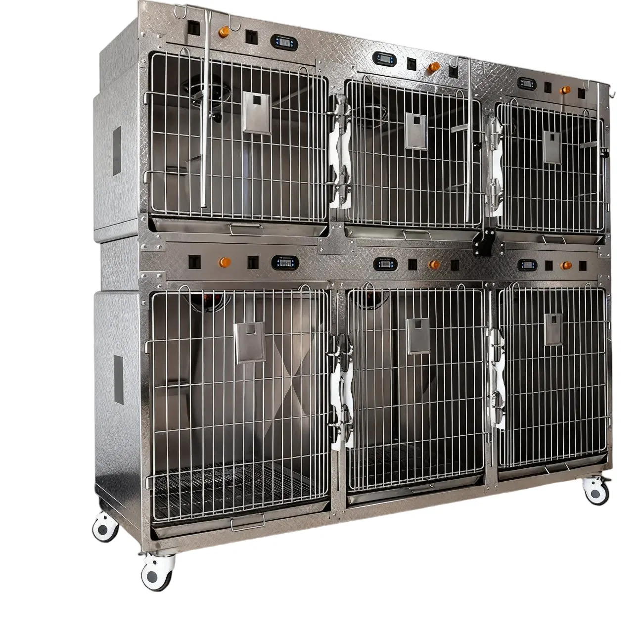Veterinary Equipment Oxygen-Enriched Pet Recovery Cage with Veterinary Heat Lamp