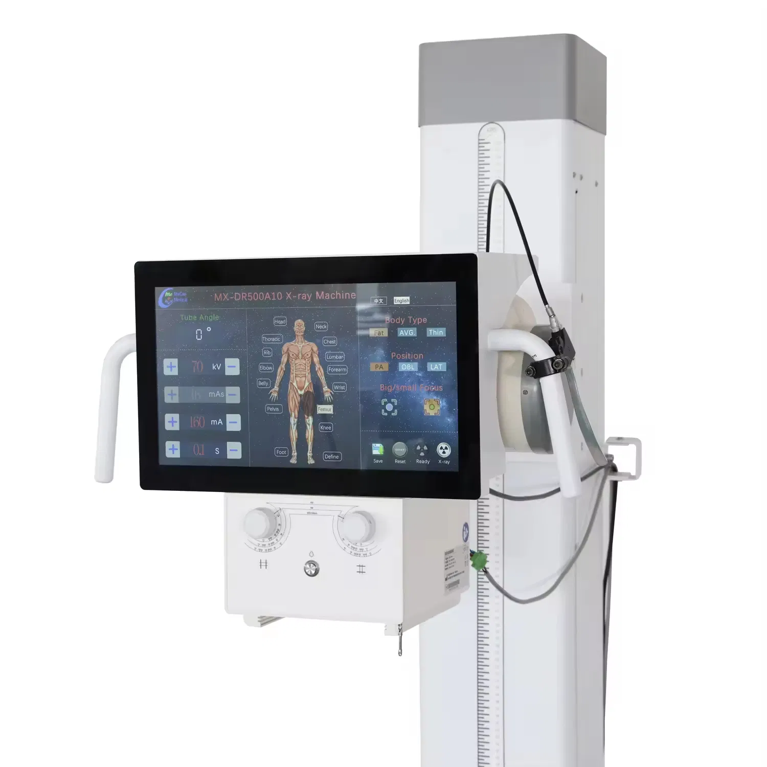 Digital Human or Veterinary Stationary X-ray Medical Equipment Xray Hospital Equipment for Veterinary Animal / Human Diagnosis
