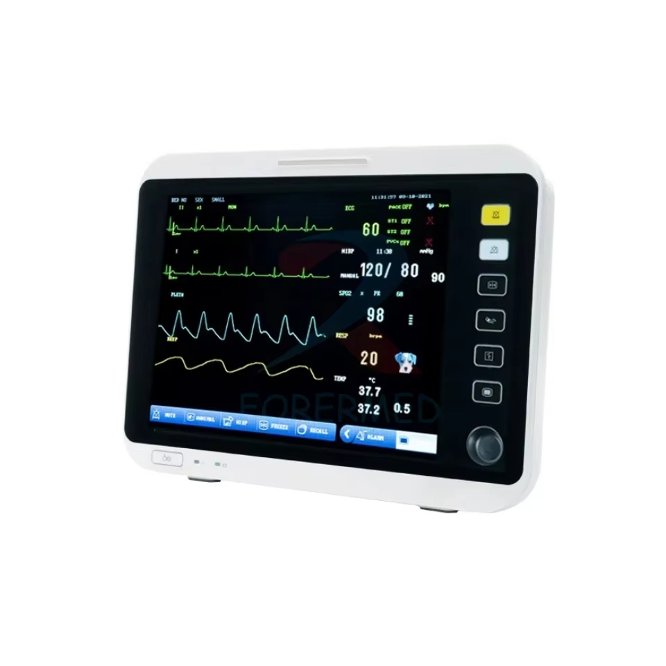 Animals 12 Inch Veterinary Vital Sign Monitor Veterinary Multiparameter Patient Monitor