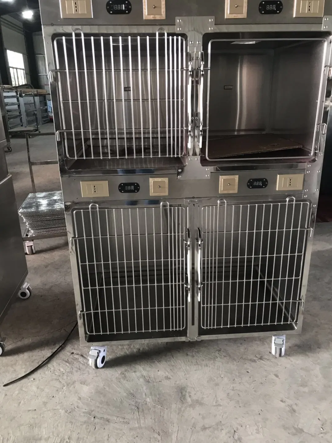 Manufacture Professional Factory Canine Oxygen Chamber Cage Box Cat Condo Cage for Pet Veterinary Recovery Cage