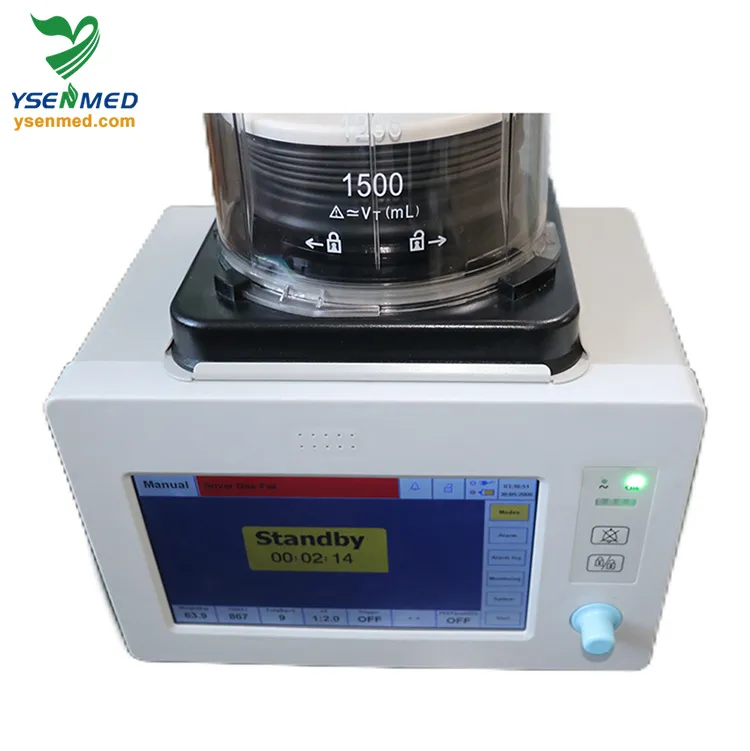 Veterinary Anesthesia Ventilator Side View
