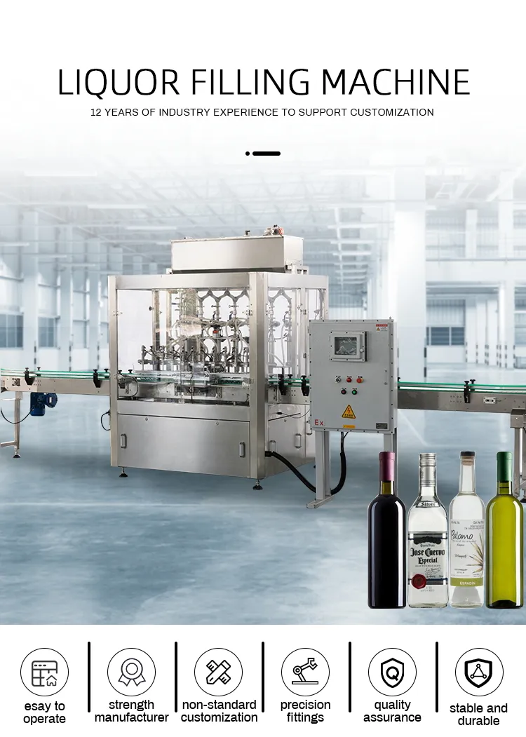Precise Control Liquid Filling Capping Machine