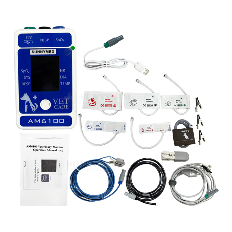 Sy-Am6100 Vet Clinic Animal Oxi-Meter Pulse Veterinary Patient Monitor