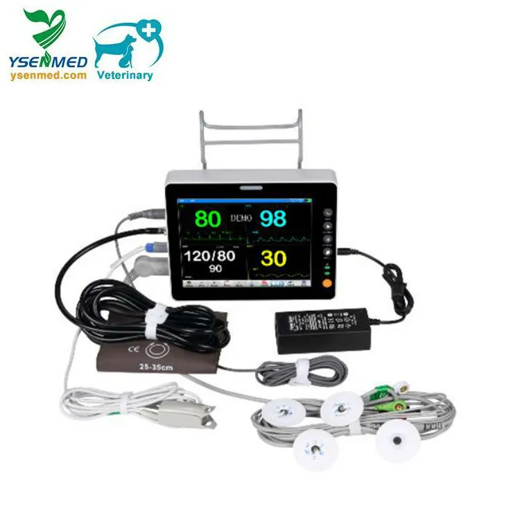 Animal Clinic Patient Monitor Portable Vet Monitor