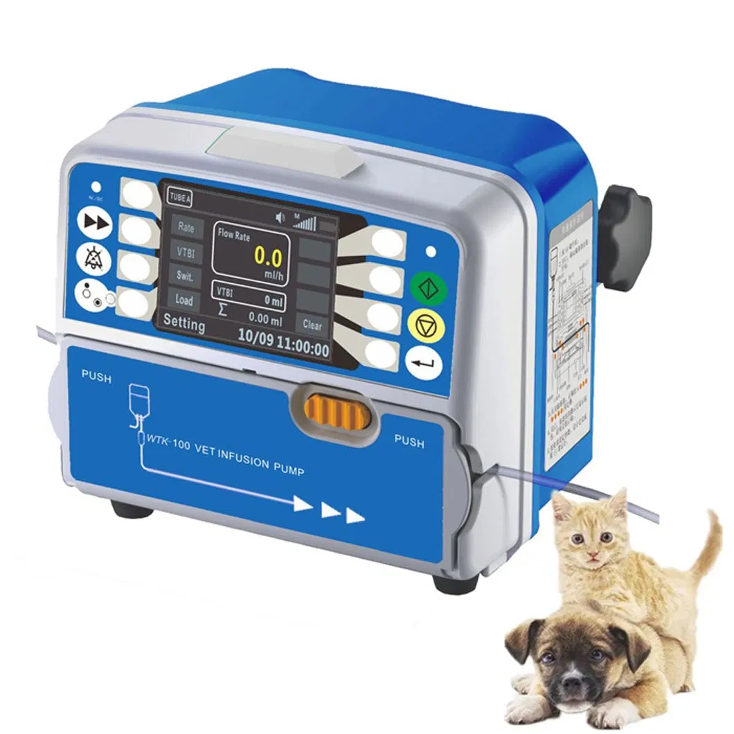 CE Approved Touch Screen Veterinary Infusion Pumps Pet Vet Pump Veterinary for Animal