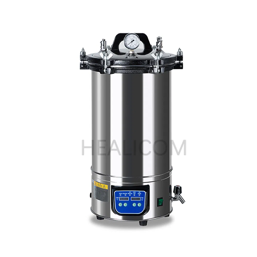 Professional Portable 18L 24L Digital Display Veterinary Pressure Steam Sterilizer Animal Autoclave