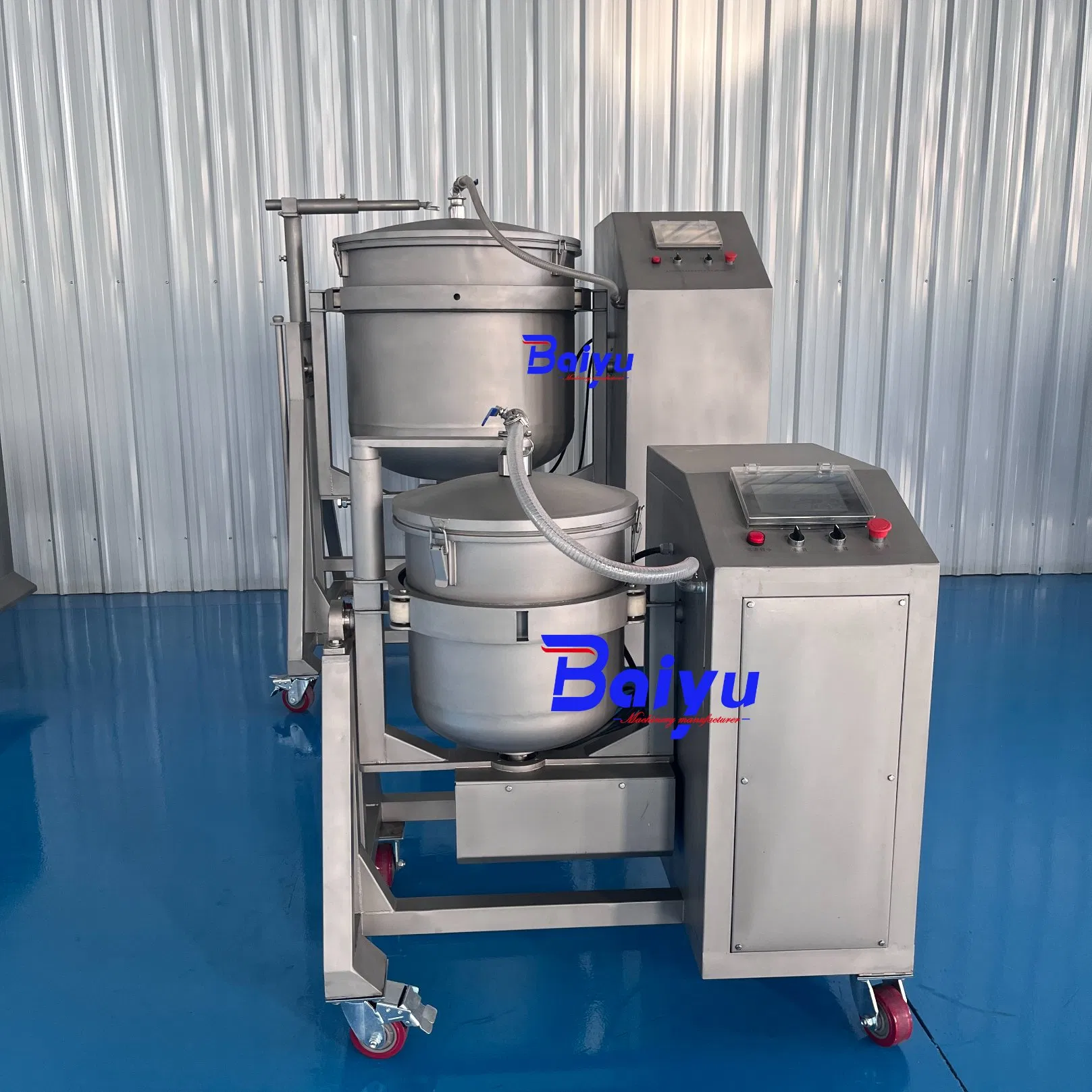 Automatic Industrial 304stainless Steel Hydraulic Meat Vacuum Marinating Tumbler Bowl Cutter Mixer Tenderize Sausage Filling Stuffer Meat Processing Machine