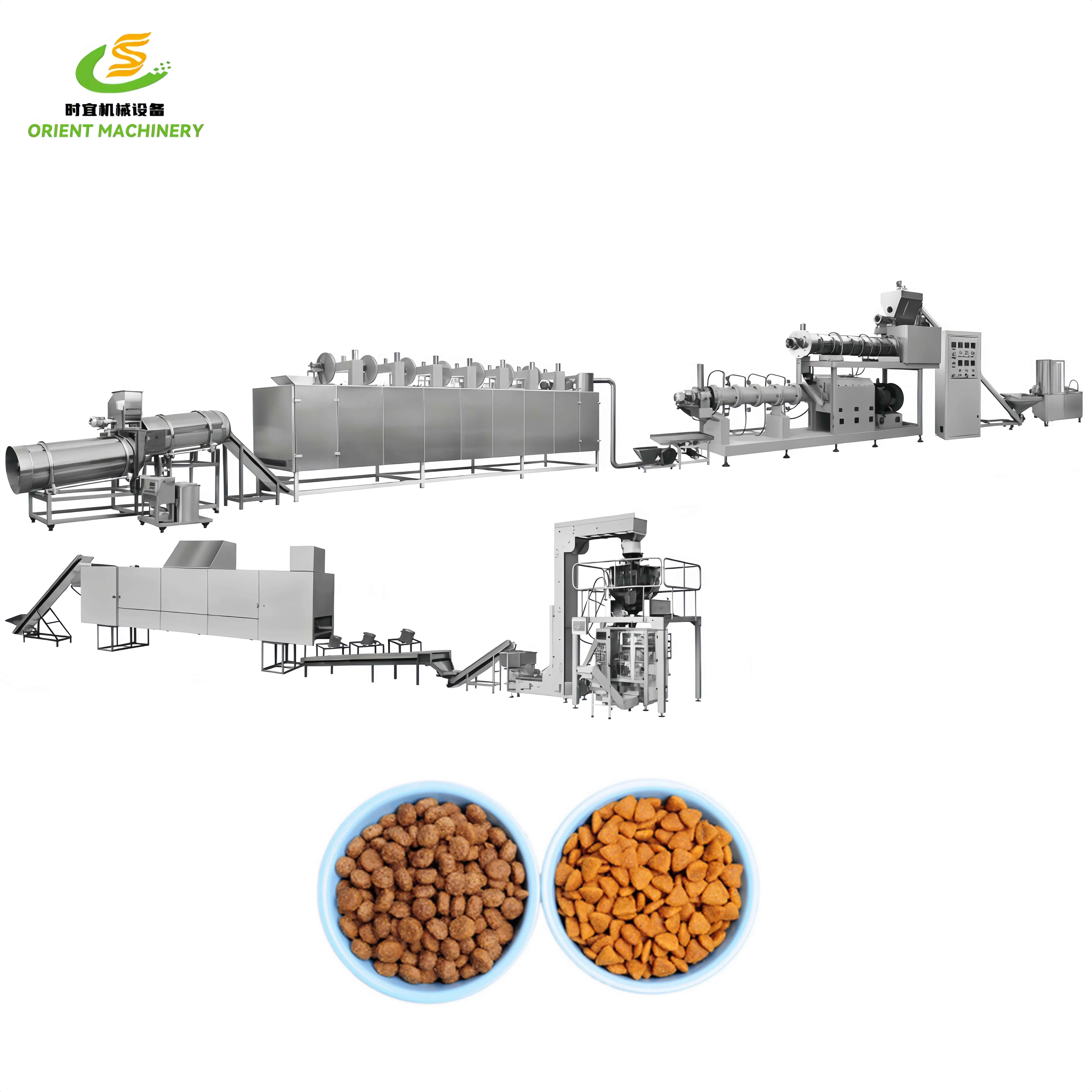 Automatic Pet Dog Food Processing Line Laboratory Double Screw Extrusion Equipment