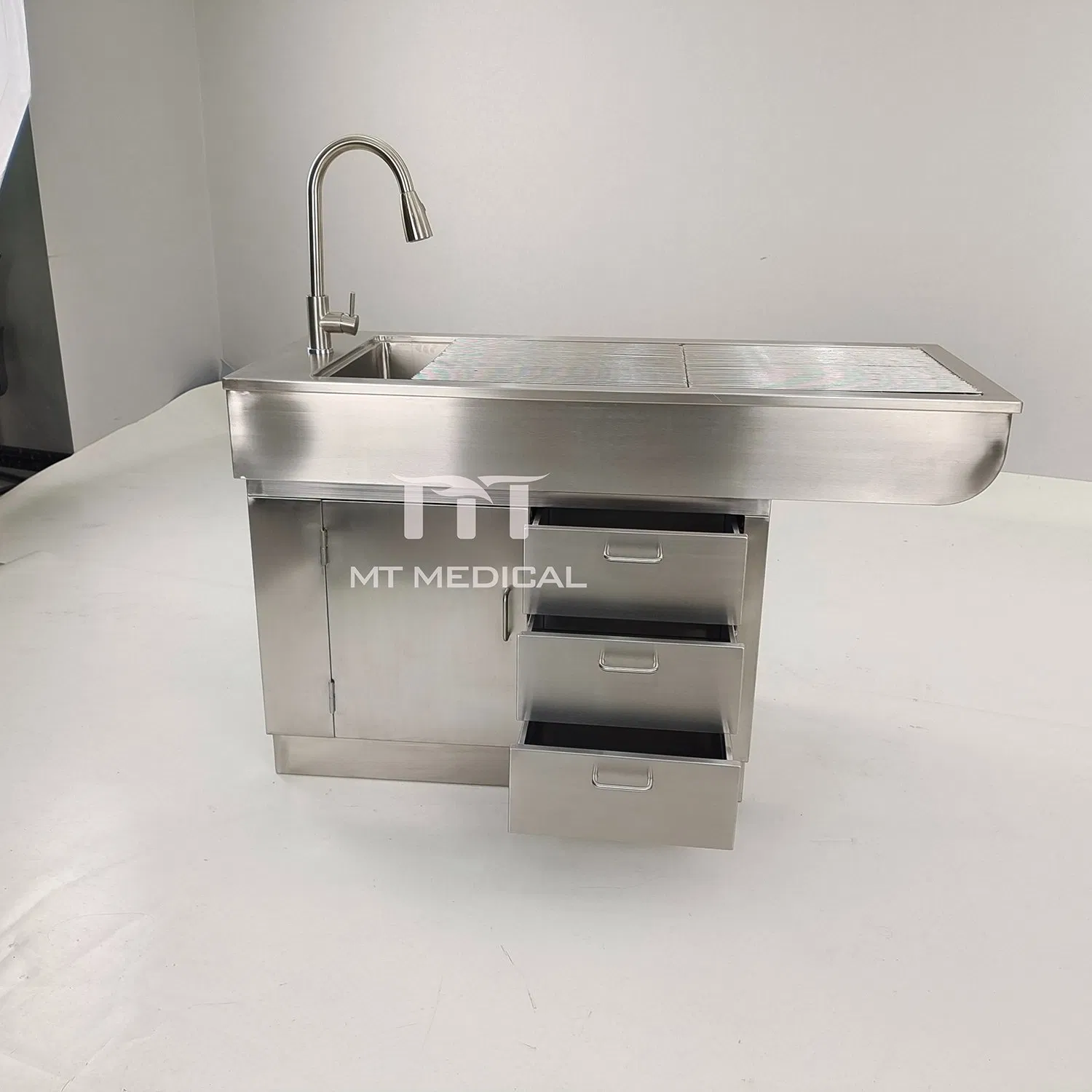 Multi-Functional Veterinary Equipment Vet Dental and Procedure Pet Disposal Stainless Steel Animal Examination Table