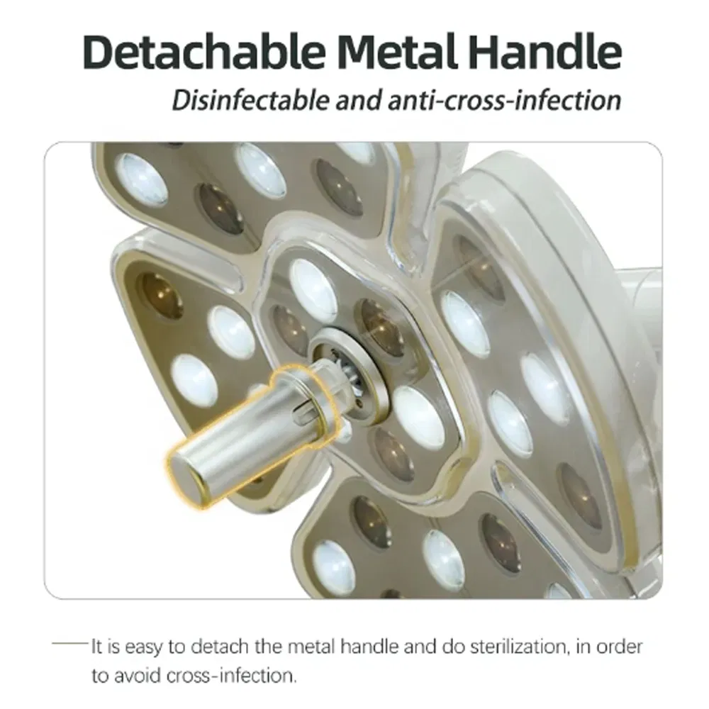 Surgical Shadowless Operating Light for Minor Surgery Dental Veterinary Mobile LED Lamp