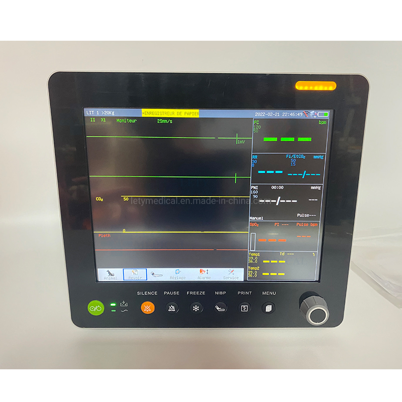 2022 New Veterinary Patient Monitor Vet Monitor Animal Use Monitor with Etco2