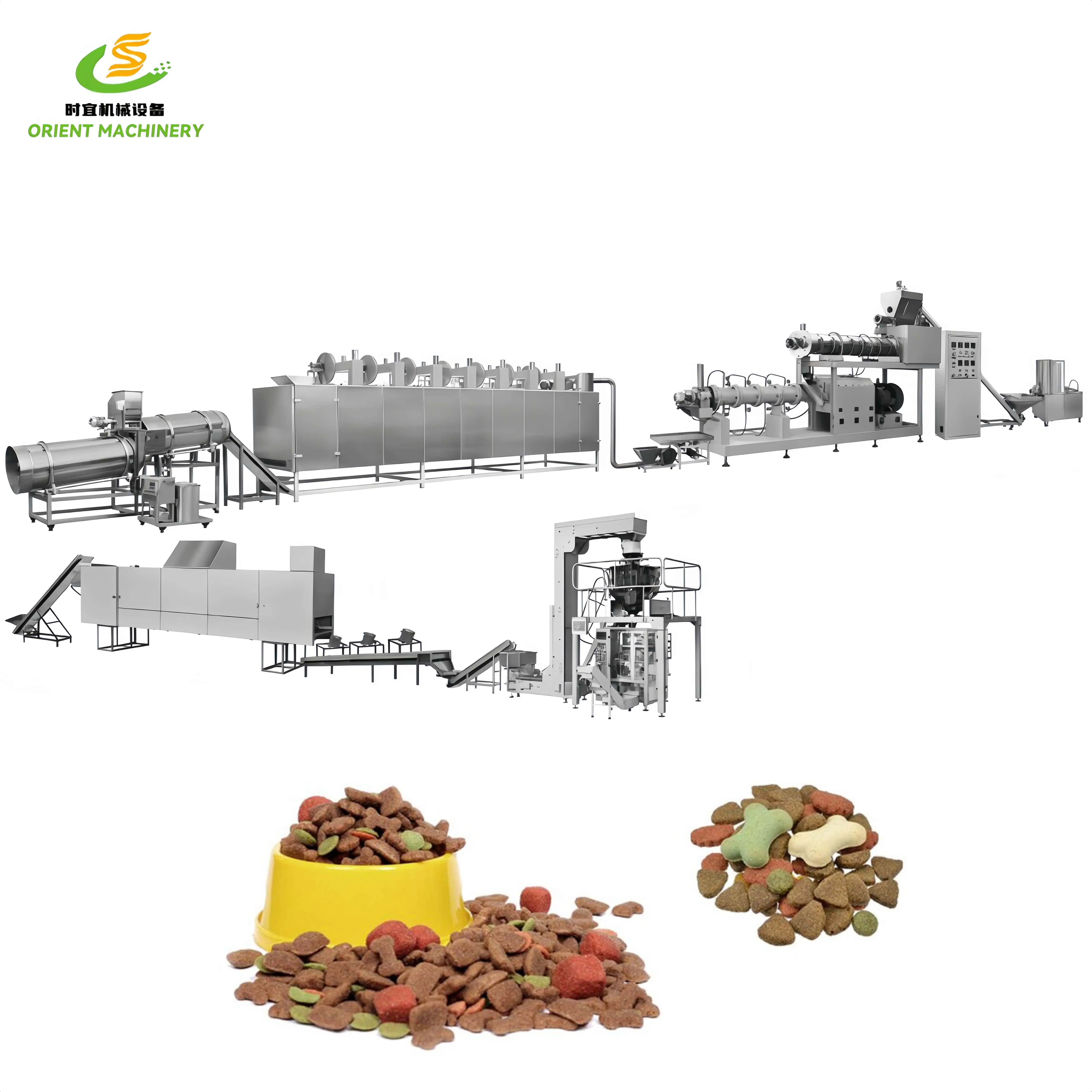 Automatic Pet Dog Food Processing Line Laboratory Double Screw Extrusion Equipment
