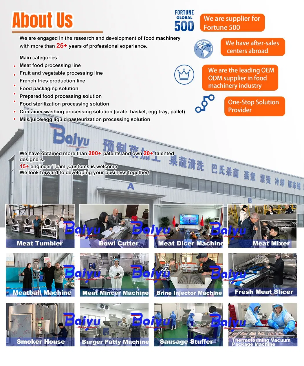 Industrial Meat Processing Machine