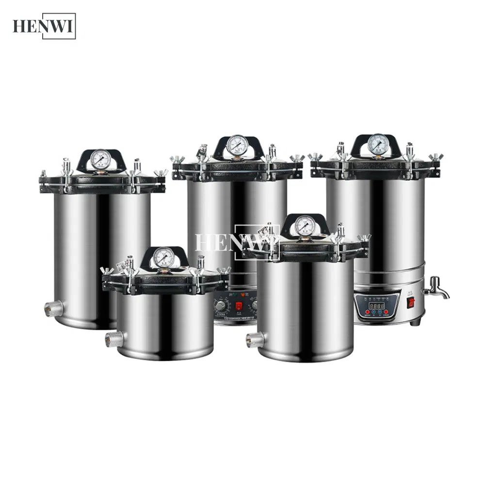 Pet Veterinary Sterilization and Disinfection Equipment Portable Series Portable Autoclave Machine Price Sterilizer 18L 24L Steam Autoclave
