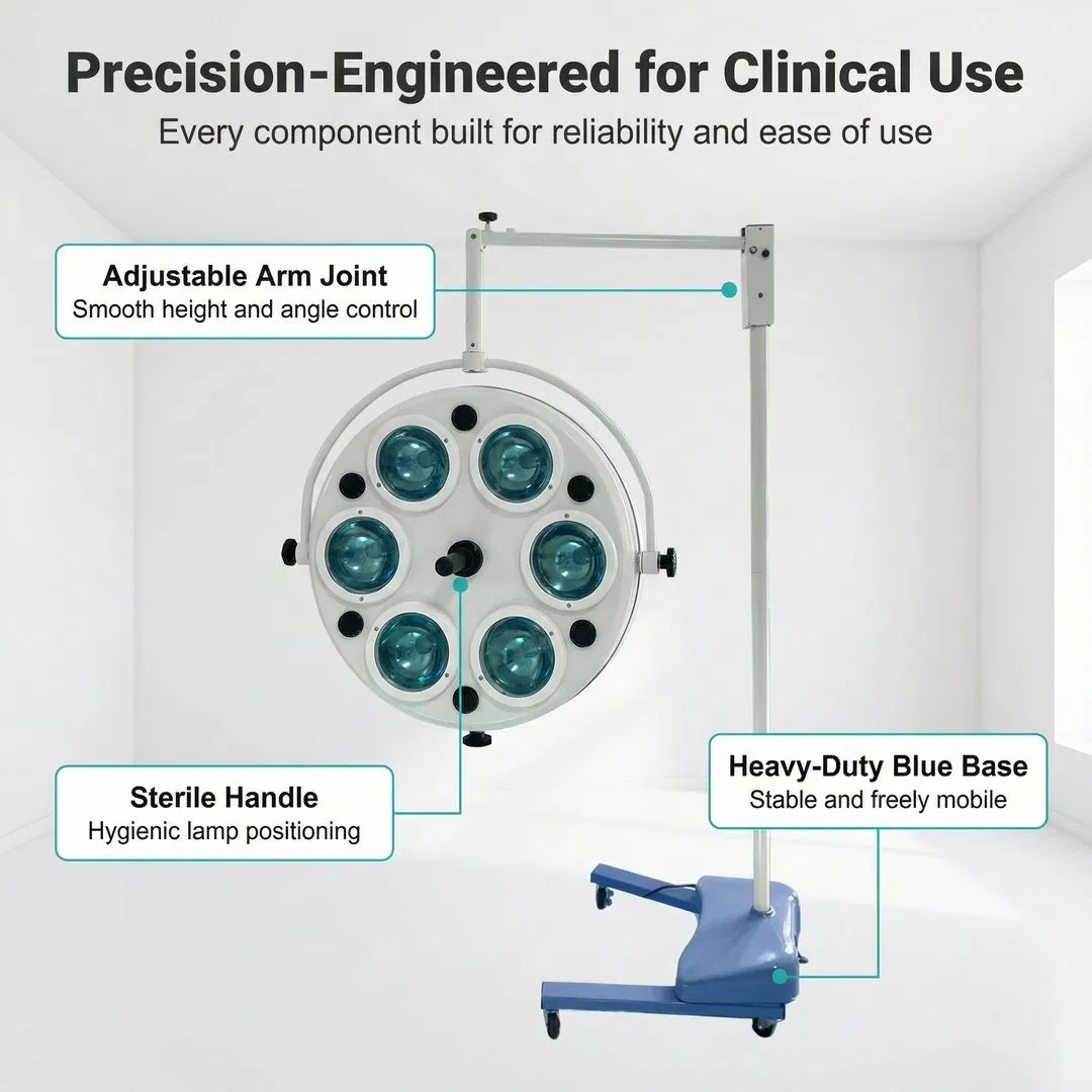 Surgical Light LED Operating System with Adjustable Brightness Shadowless for Veterinary Surgery