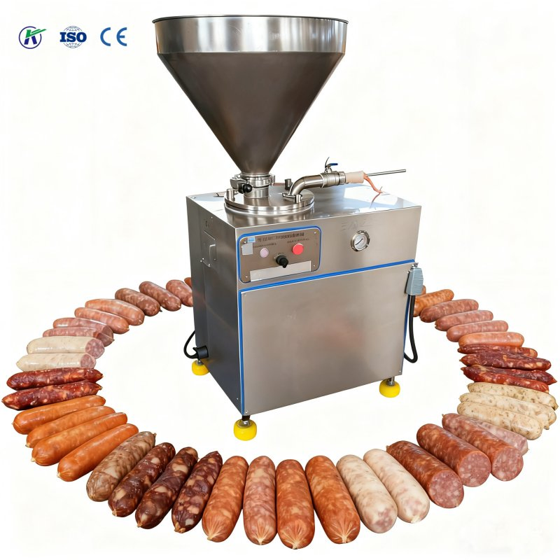 Fully Automatic Meat Filling Sausage Maker Processing Machine for Making Sausages Such as Sausages, Red Sausages, Grilled Sausages, Chicken Sausages, and Pet SA