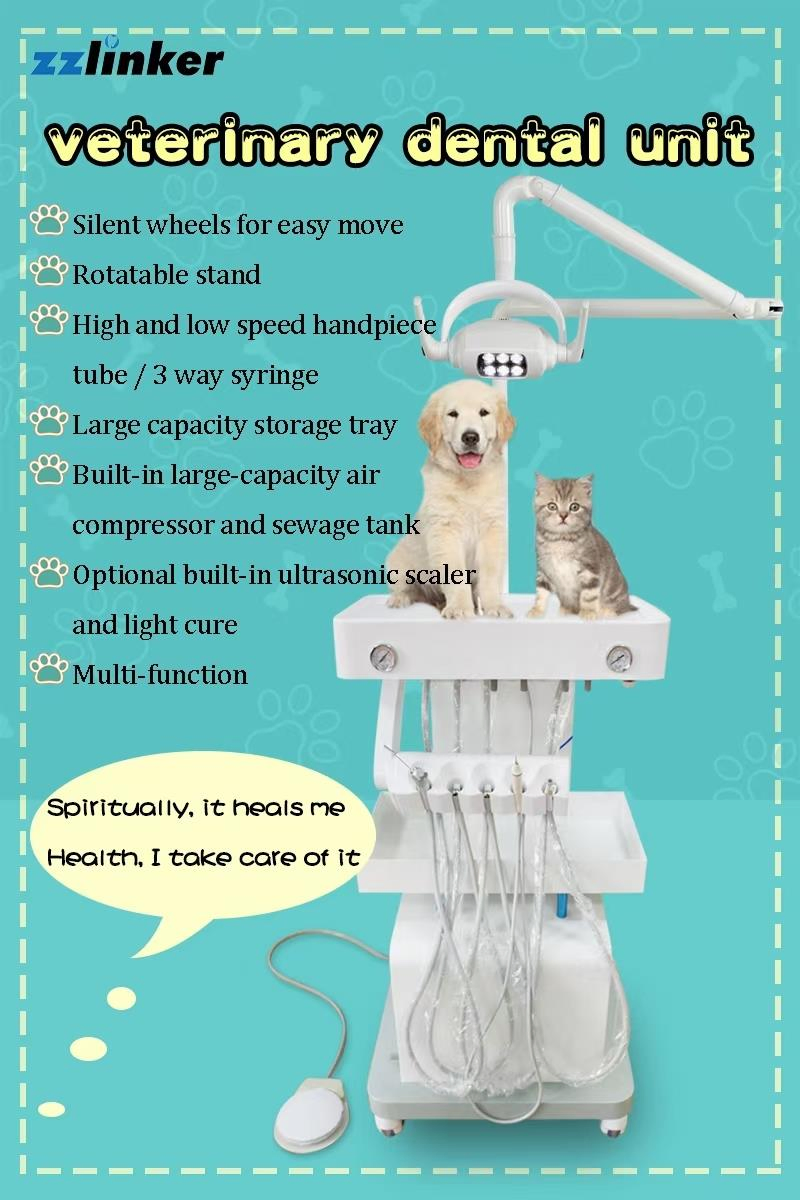 High Quality Mobile Portable Dental Unit Animal Dental Surgery Equipment for Veterinary