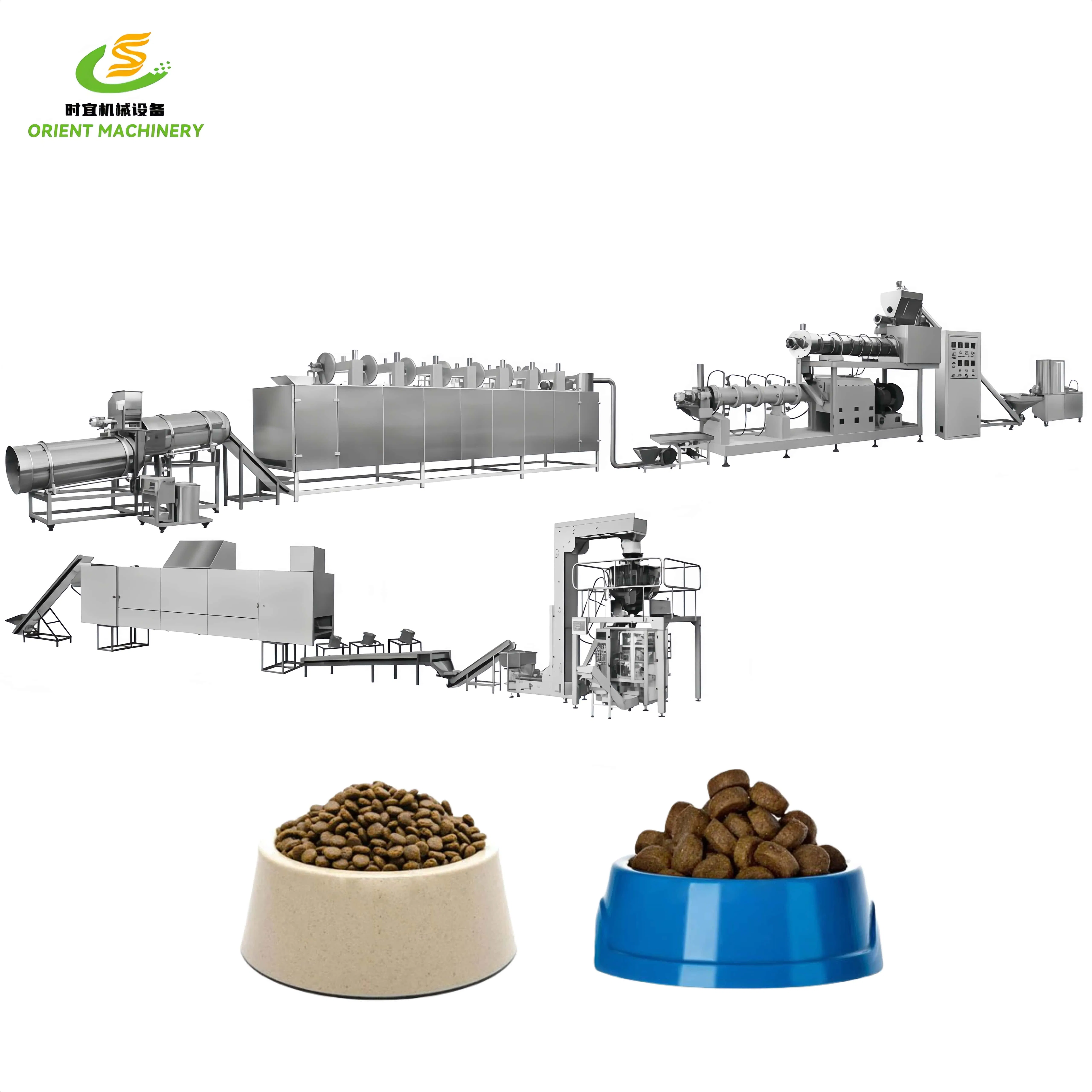 Automatic Pet Dog Food Processing Line Laboratory Double Screw Extrusion Equipment