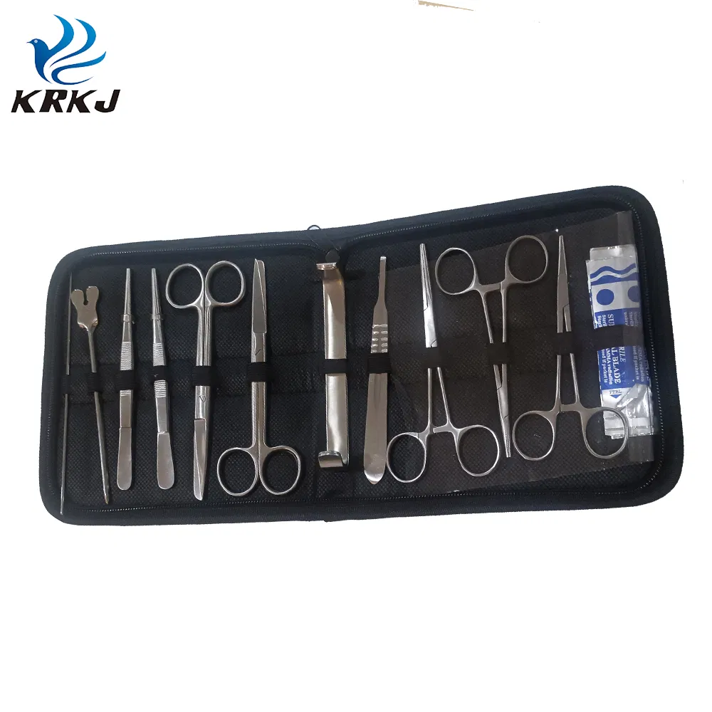 Veterinary Animal Surgery Instrument Set Surgical Scissors Tools Equipment Packs