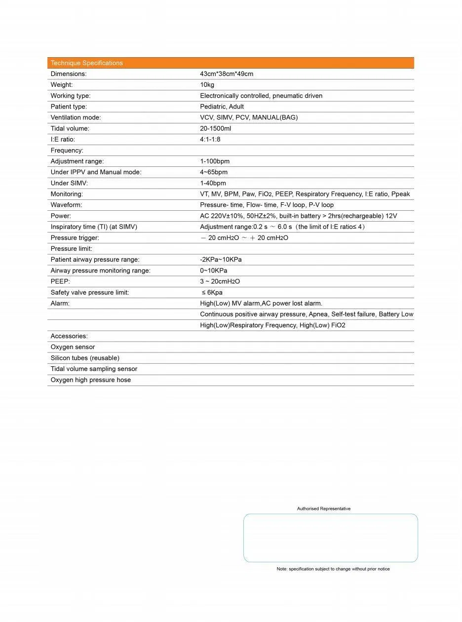 Hospital Respiratory Breathing Veterinary Animal Anesthesia Ventilator Machine Equipment Workstation