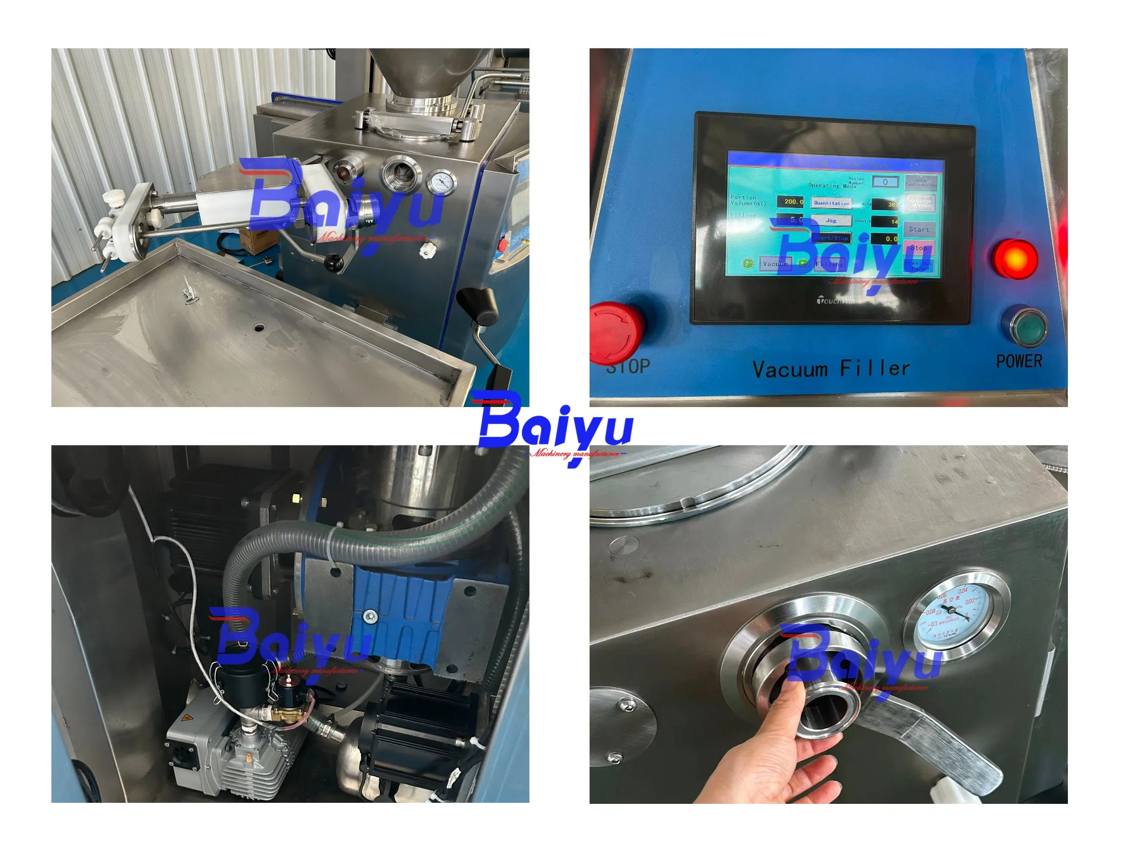 Baiyu Automatic Vacuum Sausage Production Line Smoked/Italian/Sausage Frankfurter Bratwurst Chorizo Salami Pork Beef Fish Chicken Processing Sausage Machine