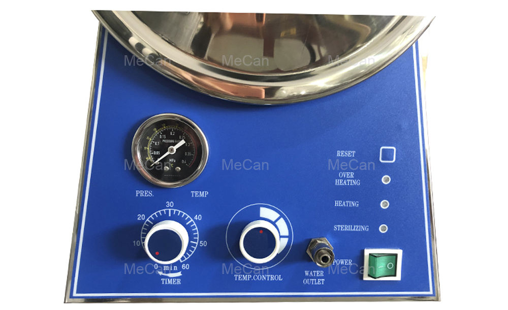 Portable 16L 24L Table Top Steam Sterilizer Stainless Steel Autoclave Sterllization Machine for Veterinary and Human Use