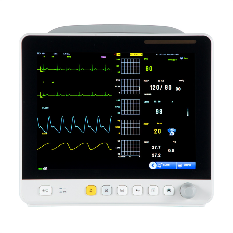 Veterinary Patient Monitor Clinic Animal Monitor Vital Signs Monitor