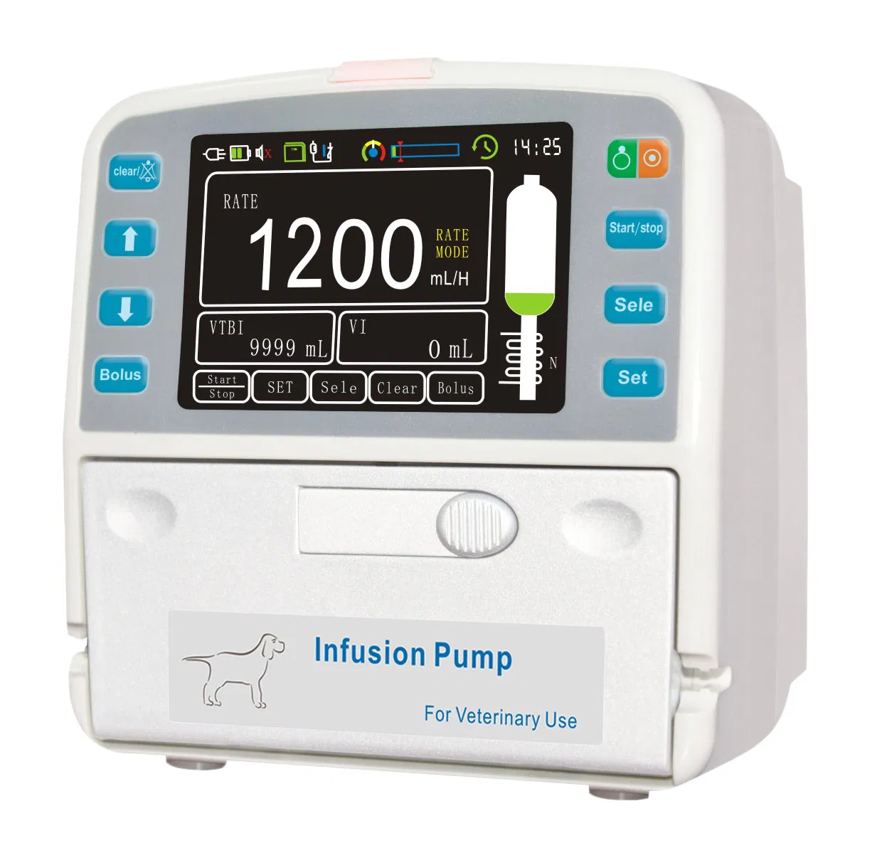 Pet Infusion Pump for Veterinary Use LCD Touch Screen Veterinary Equipment