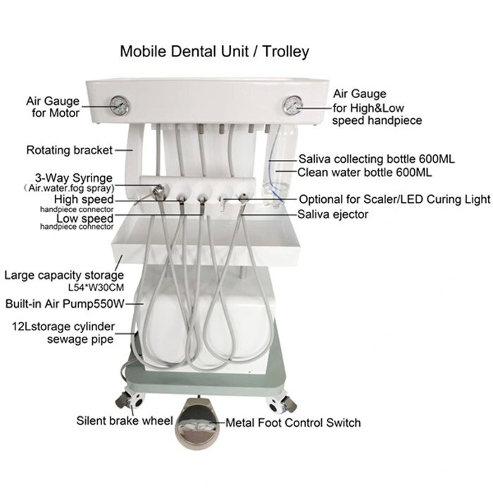 Veterinary Dental Unit Portable Dental Unit Dental Portable Unit