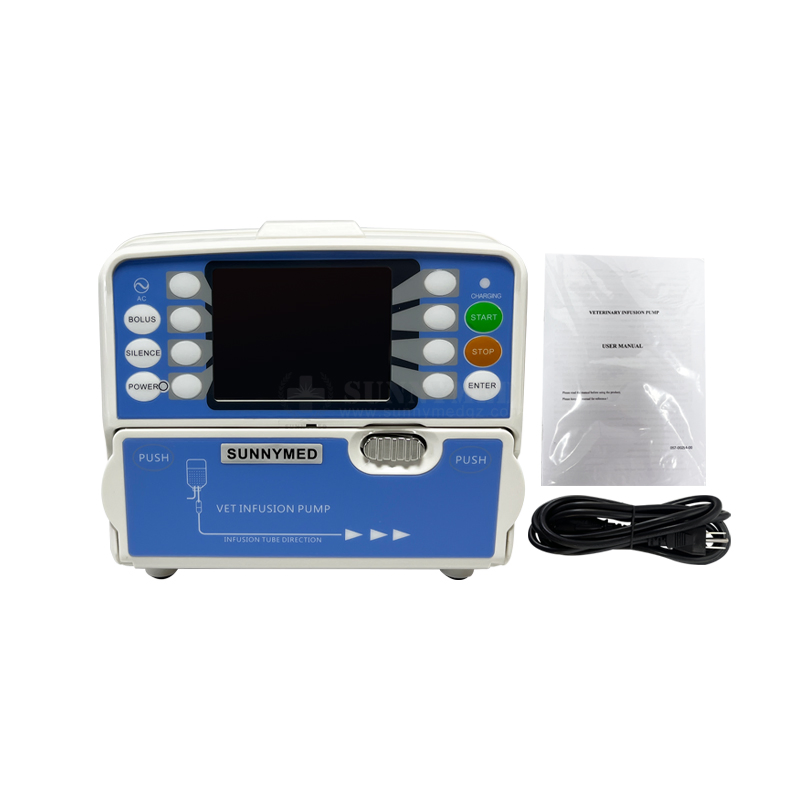 Sy-G089-1_Vet Portable Double CPU Ensuring Free-Flow Protection Pet Infusion Pump
