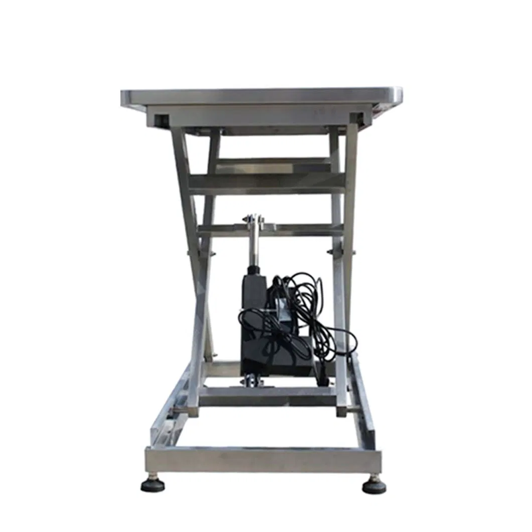 Multifunctional Veterinary Weighting Vet Operating Table Stainless Steel Animal Examination Table