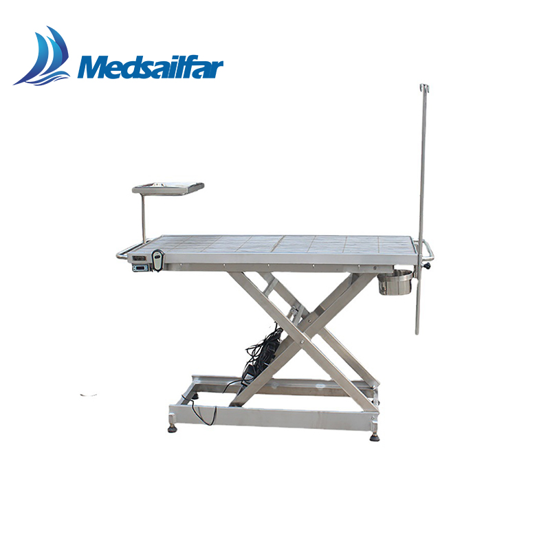 Surgical Instrument Electric Lift Adjustable Angle Veterinary Animal Vet Pet Examination Operating Table
