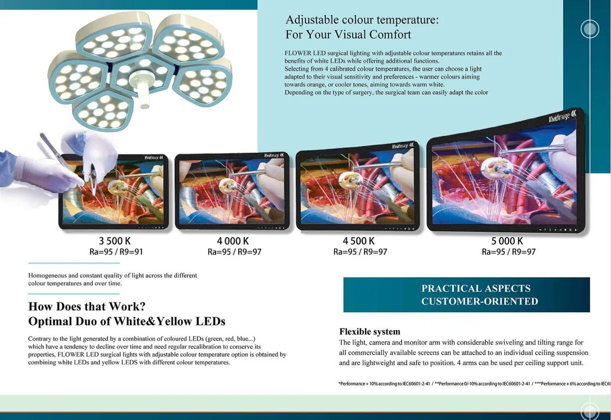 Veterinary Surgical Operation Portable Light Surgery Head LED Operating Lamp Medical Equipment