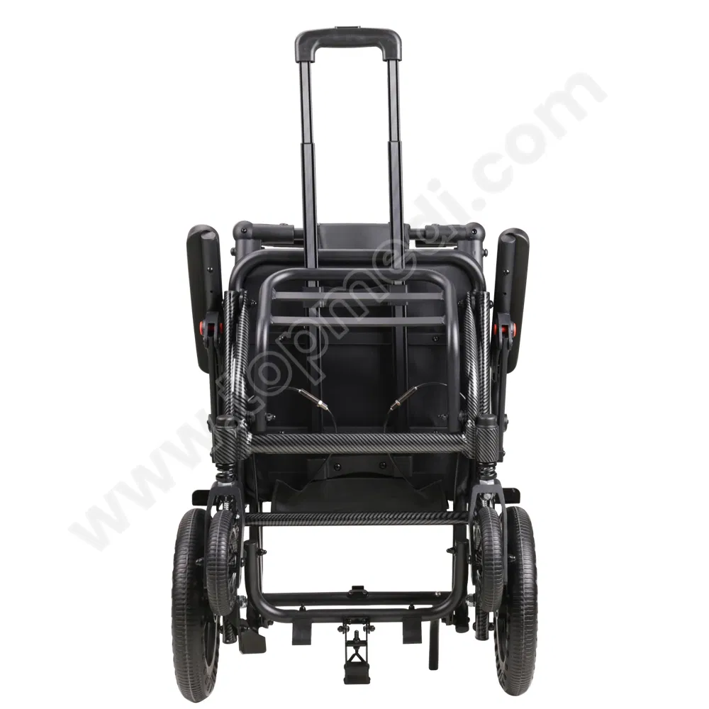 Travel Airplane Transport Aluminum Folding Lightweight Transfer Manual Wheelchair