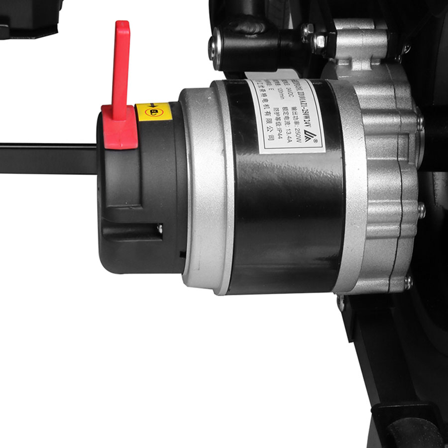 Foldable Lightweight Aluminum Frame 24V 250W Motor Travel Electric Wheelchair