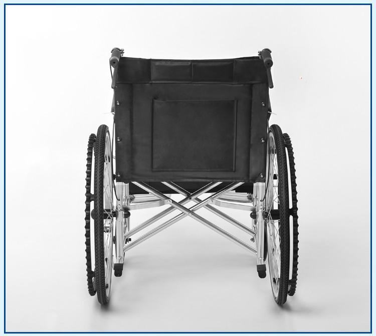 2026 Amazon Best Selling Steel Wheelchair Used Hospital Manual Folding Wheelchair