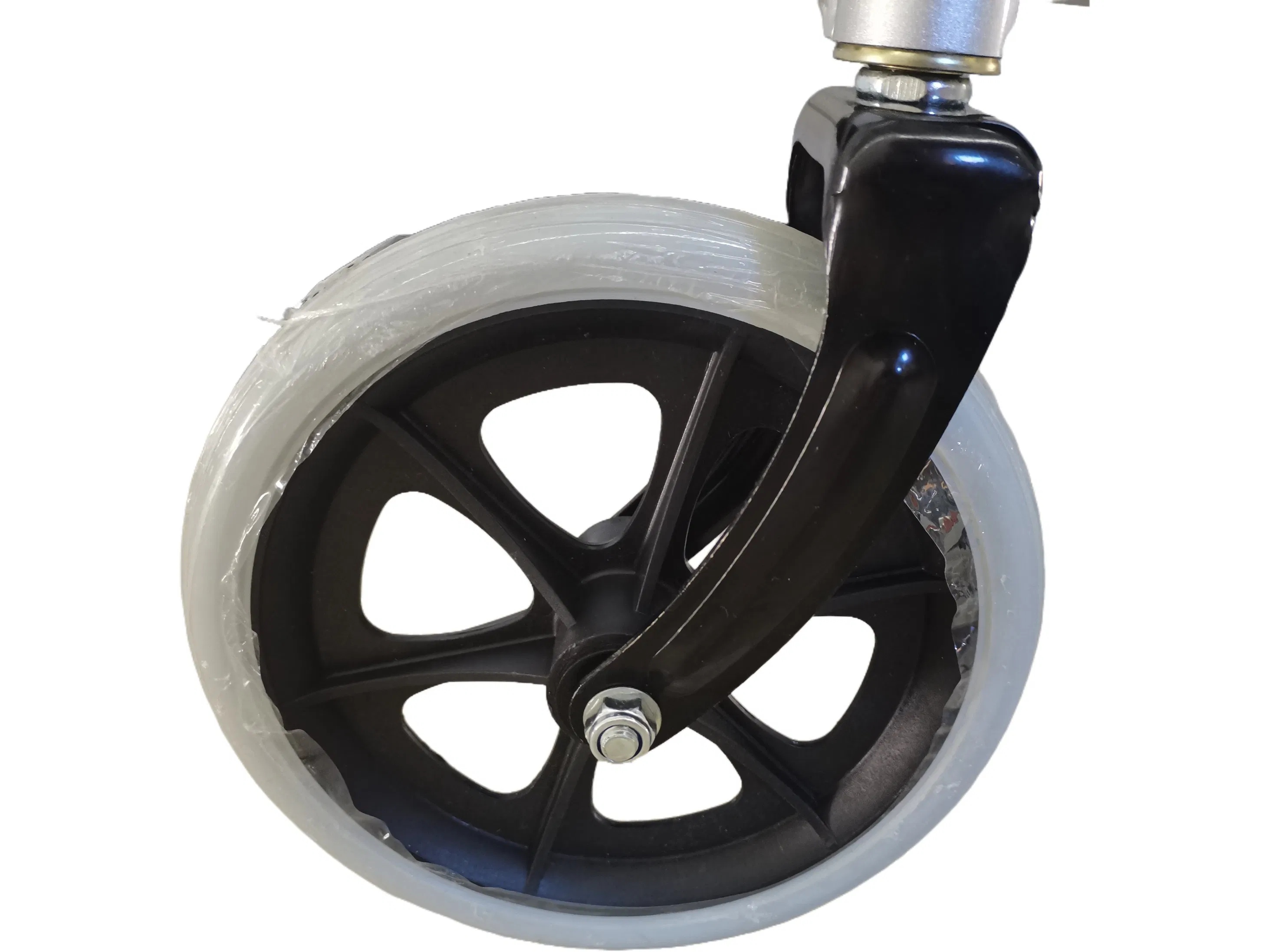 Folding Light Weight Aluminium Travel Wheelchair Portable with Handle Brake 12" Rear Wheel