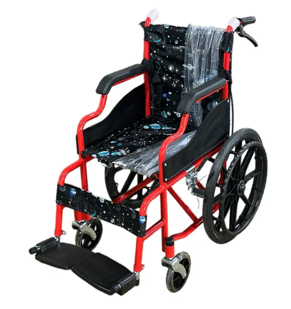 Lightweight Folding Wheelchair Portable Cheap Manual Wheelchair for Children