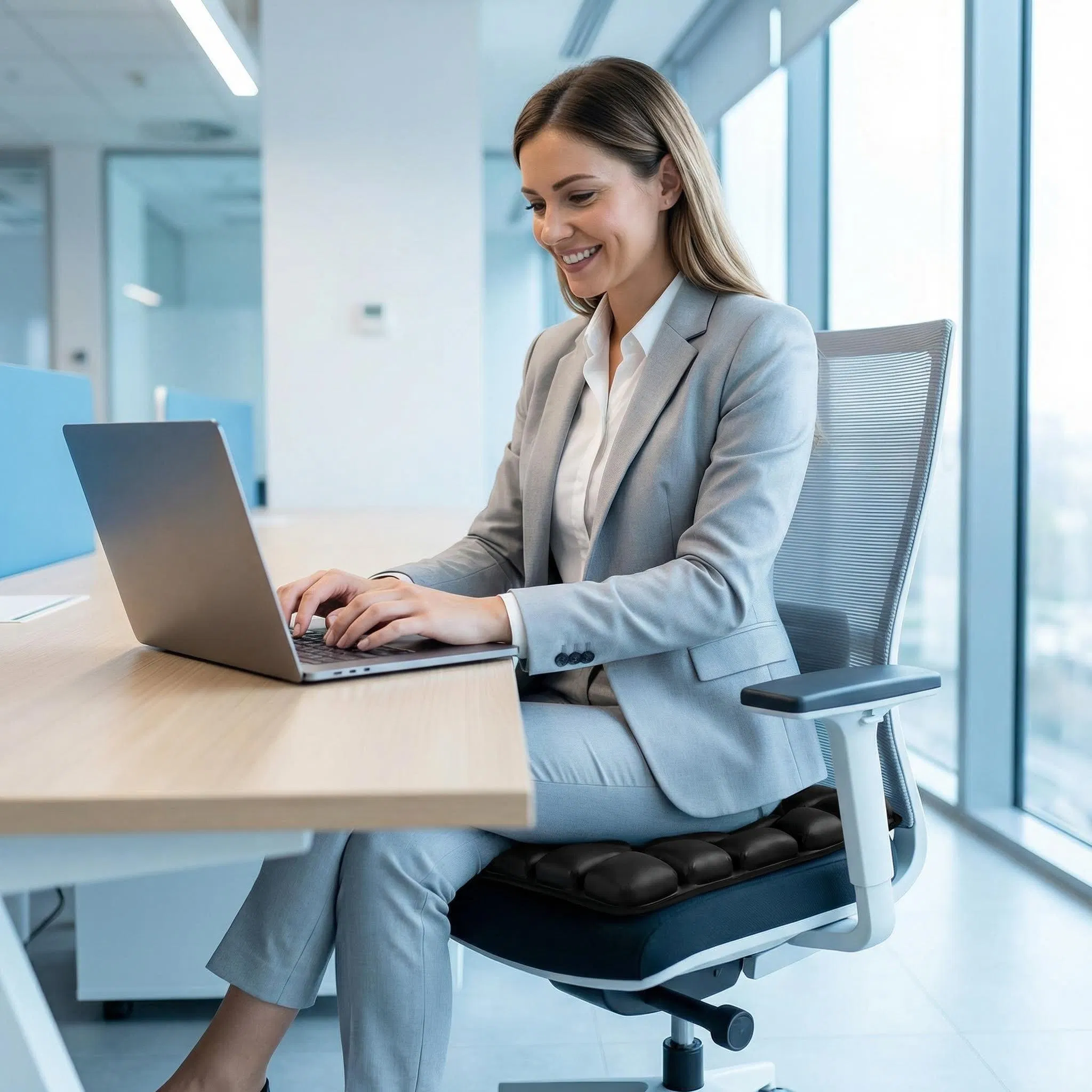 Orthopedic Air Cushion Support for Comfortable Car Seat Experience