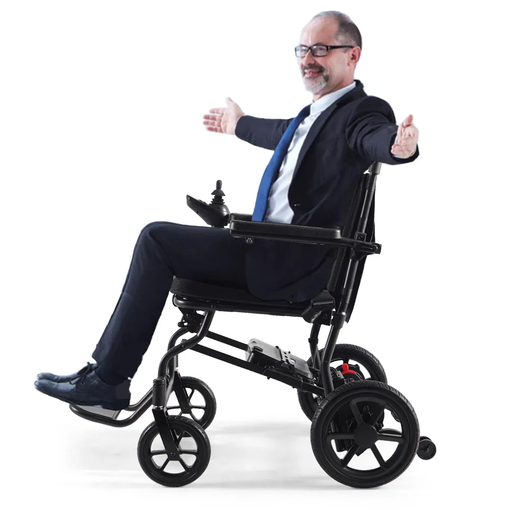 Ksm-605PRO Bariatric Power Automatic Electric Wheelchair with Comfortable Cushion Remote Control Electric Wheelchair for Senior