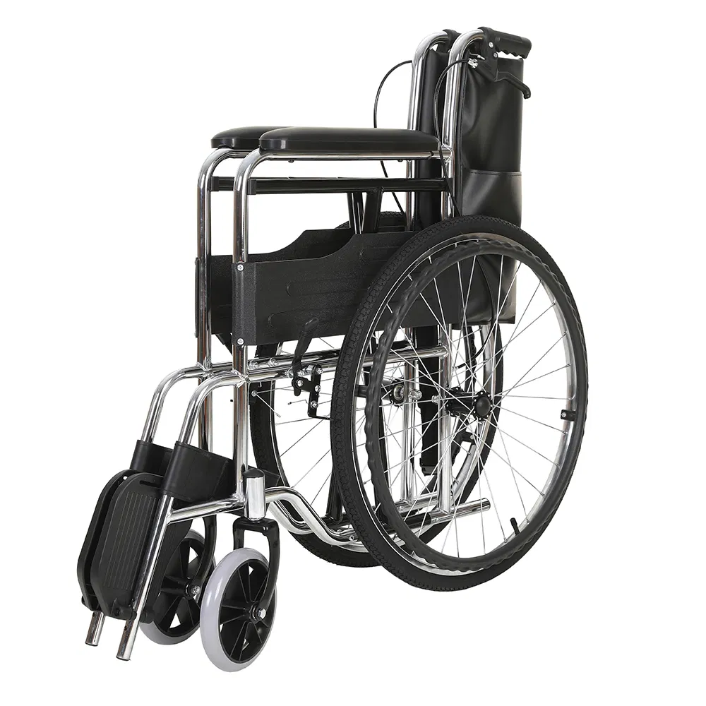 Versatile Aluminum Light Weight Wheelchair with Commode for Daily Use