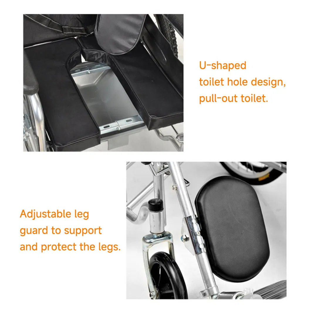 Manual Reclining Wheelchair Folded