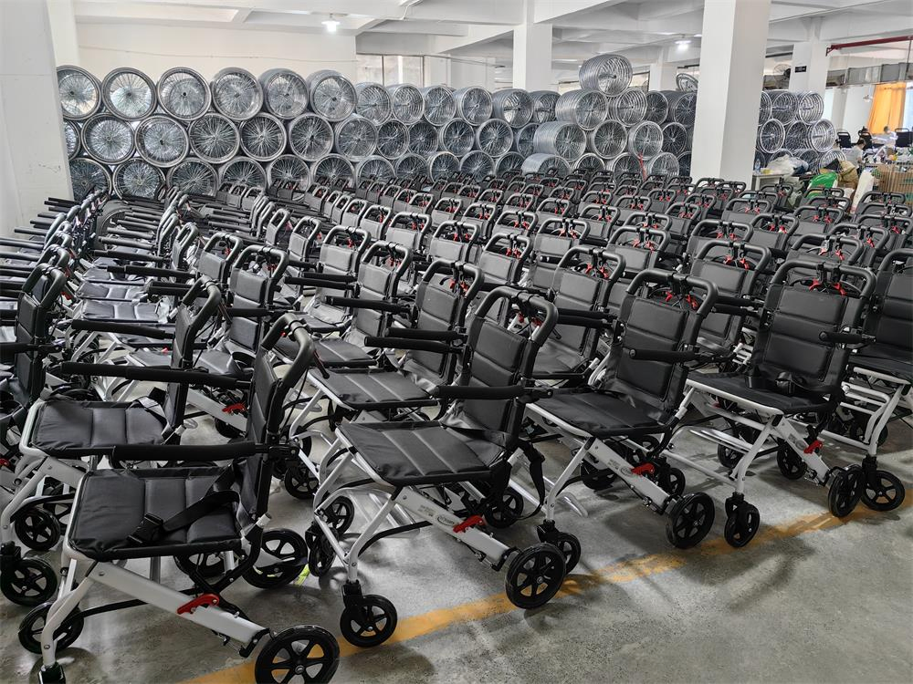 Compact Folding and Easily Storage Wheelchair for Indoor and Outdoor