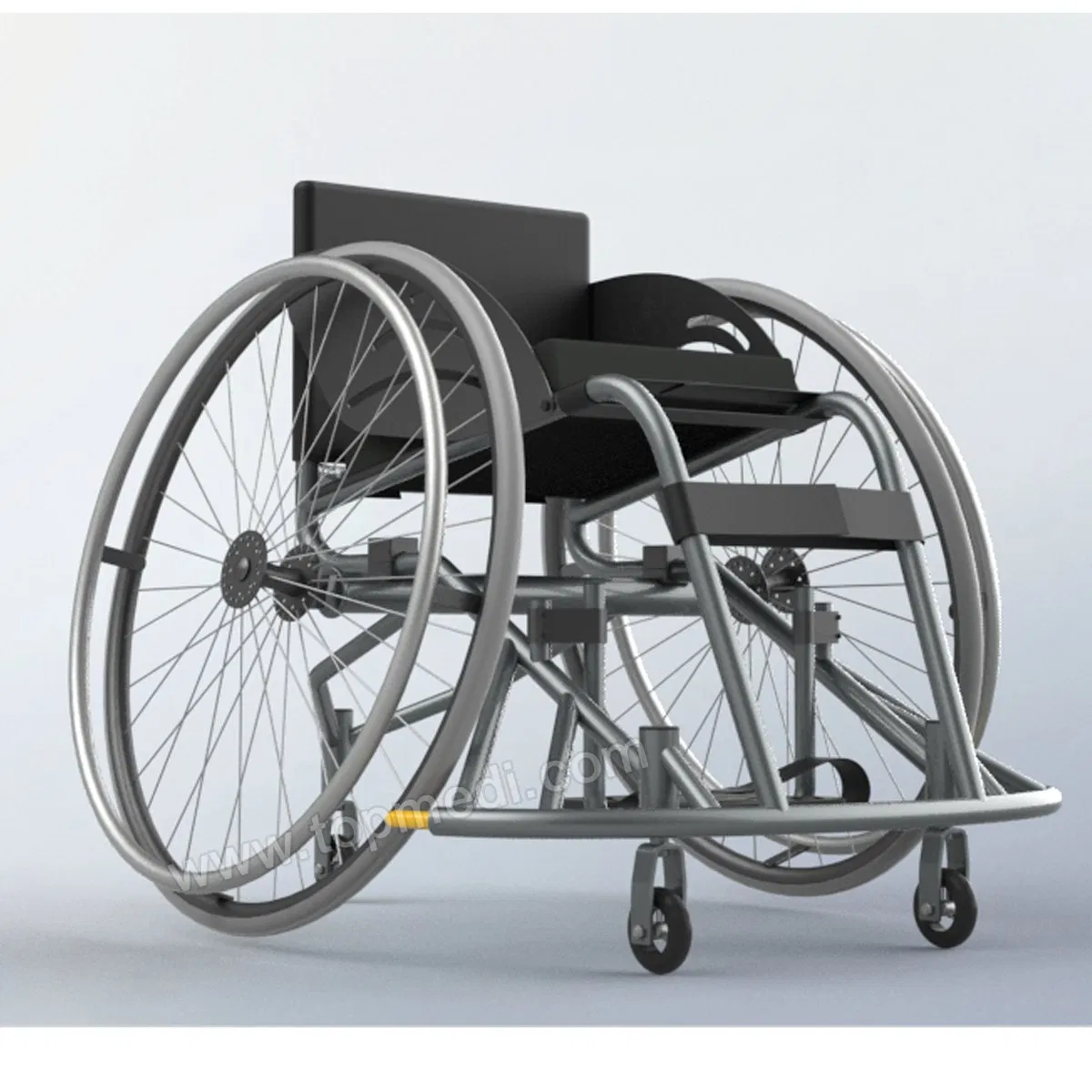 Easily Operated Handcycle Sport Basketball Forward Wheelchair