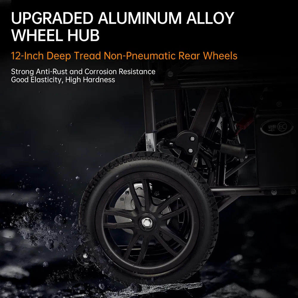 Sillas De Ruedas China Manufacturer Disabilities All Terrain Compact Automatic Ultra Light Powered Motorised Folding Electric Wheelchair Cadeira De Rodas