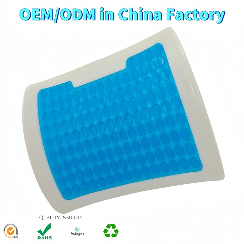 Memory Foam Soft Seat Cooling Gel Cushion Back Lumbar Support Butt Pillow for Sciatica Tailbone Hip Pain Padded