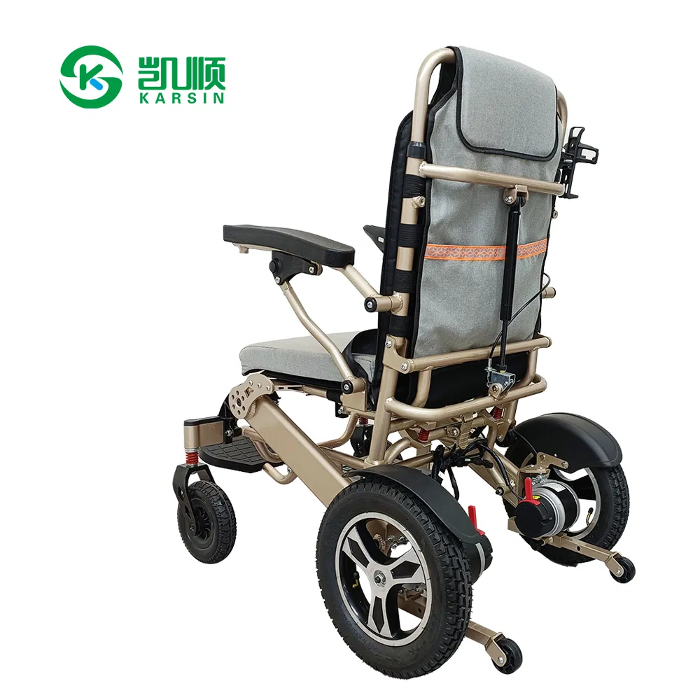 302foldable Electric Wheelchair for Easy Home &amp; Travel Use