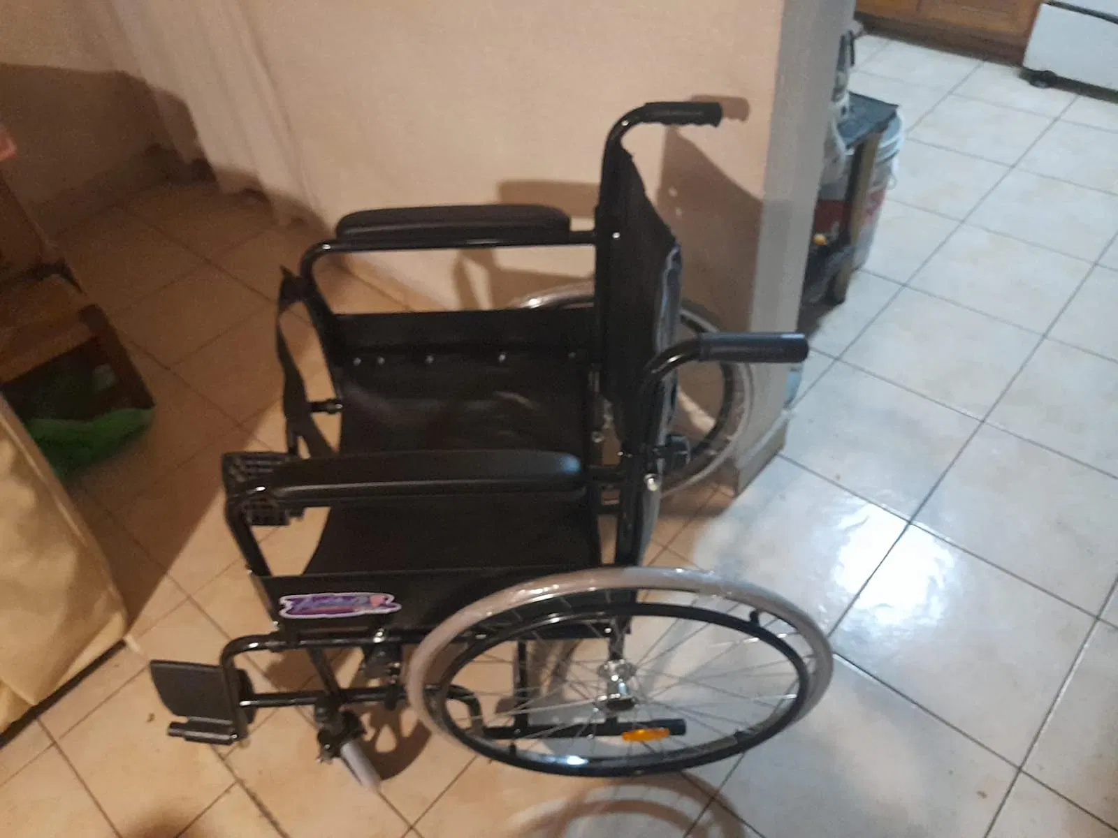 Indoor Manual Wheelchair with Small PU Wheels for Smooth Floor Mobility