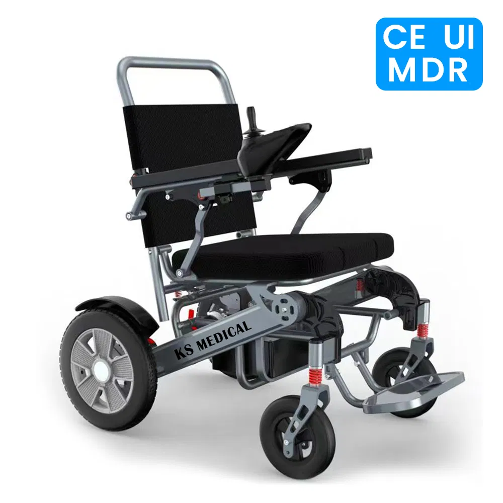 Ksm-606 Best Smart Drive Electric Power Wheelchair Foldable Medical Equipment Wheel Chairs Manufacturer for Elderly and Seniors