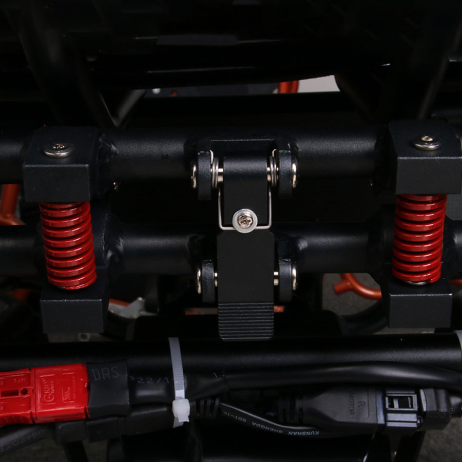 Compact All-Terrain 12" Rear Wheel Shock-Absorbing Mobility Electric Wheelchair